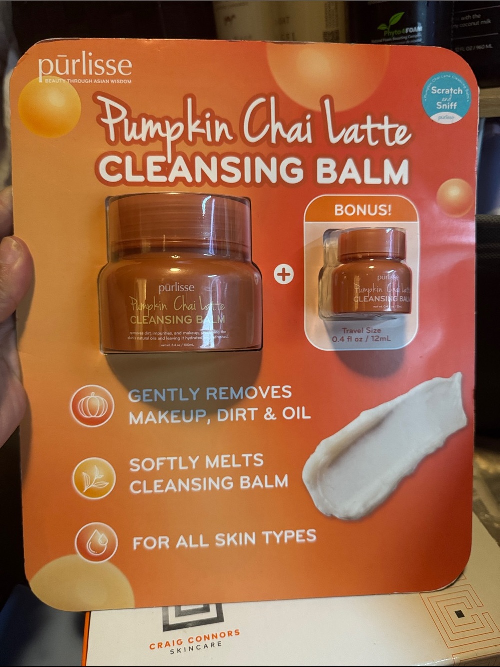 purlisse NIP Pumpkin Chai Latte Cleansing Balm
